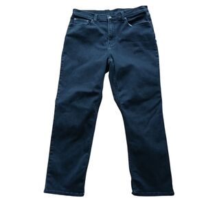 L.L. Bean Men's Size 36×29 Relaxed Fit Black Denim Jeans